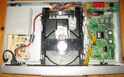 the internals of a DVD player