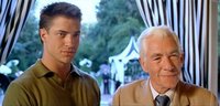 Clayton Boone (Brendan Fraser) and James Whale (Ian McKellen).