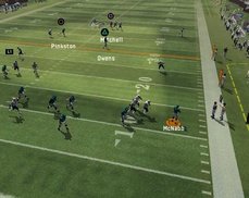 Screenshot of Madden NFL 2006 (PlayStation 2 version).