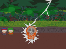 One of the many deaths of Kenny.
